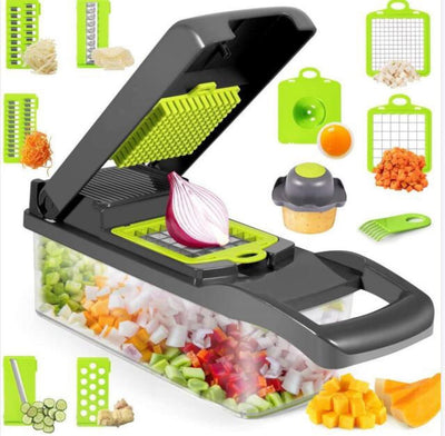 10-Piece Vegetable Chopper & Slicer