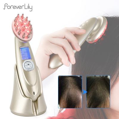 7-in-1 Light & Vibration Scalp Comb